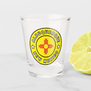 Albuquerque New Mexico Shot Glass