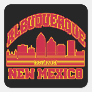 Albuquerque,New Mexico Square Sticker