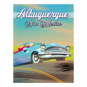 Albuquerque New Mexico travel poster. Photo Print