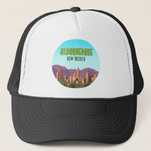 Albuquerque New Mexico Vintage Trucker Hat