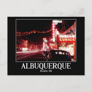 Albuquerque, NM, Rte 66, Vintage Postcard