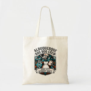 Albuquerque Skeleton Plague Doctor Night Shift Tote Bag
