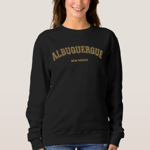 Albuquerque Sports College Style on Albuquerque Sweatshirt