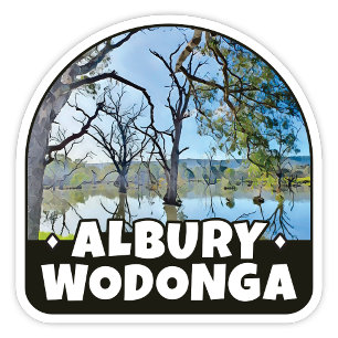 Albury NSW, Wodonga Victoria - Australia Sticker