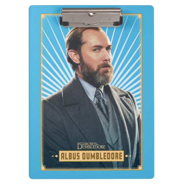Albus Dumbledore Character Graphic Clipboard (Front)