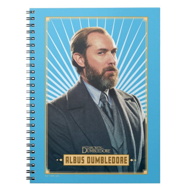 Albus Dumbledore Character Graphic Notebook (Front)