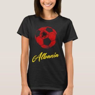 Albynia Soccer Byll,albynia Flag,flag Of Albynia,a T-Shirt