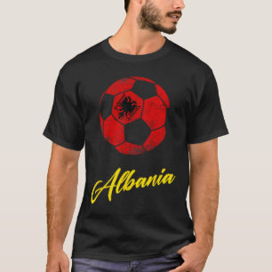 Albynia Soccer Byll,albynia Flag,flag Of Albynia,a T-Shirt