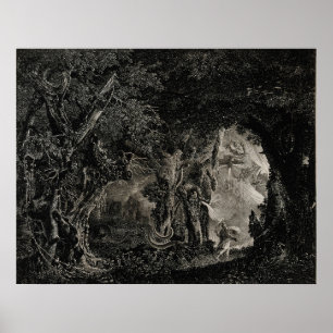 Alcasto In An Enchanted Forest - Paul Sandby Poster