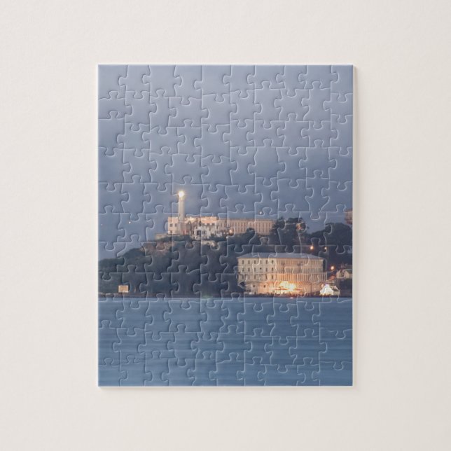 Alcatraz at Dawn Jigsaw Puzzle (Vertical)