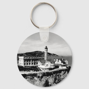 Alcatraz Island Lighthouse Key Ring