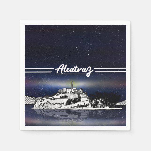Alcatraz Island Napkin (Front)