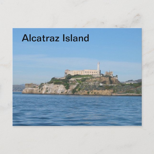 Alcatraz Island Postcard (Front)