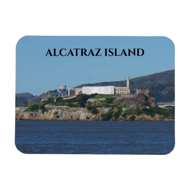 Alcatraz Island – San Francisco Photo Magnet (Horizontal)