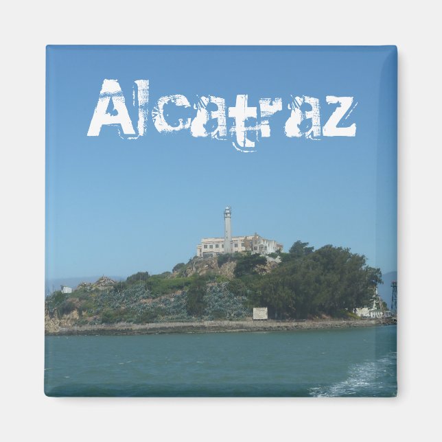 Alcatraz Island San Francisco Photo Magnet Prison (Front)