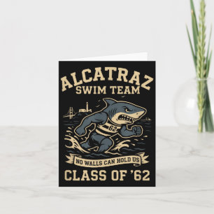 Alcatraz Penitentiary Swim Team Card