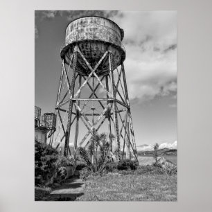 ALCATRAZ PENITENTIARY WATER TOWER POSTER