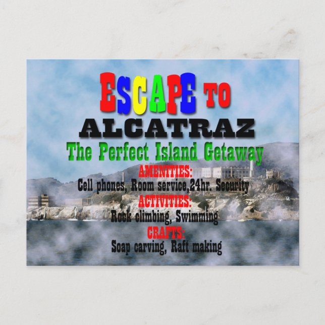 Alcatraz Postcard (Front)