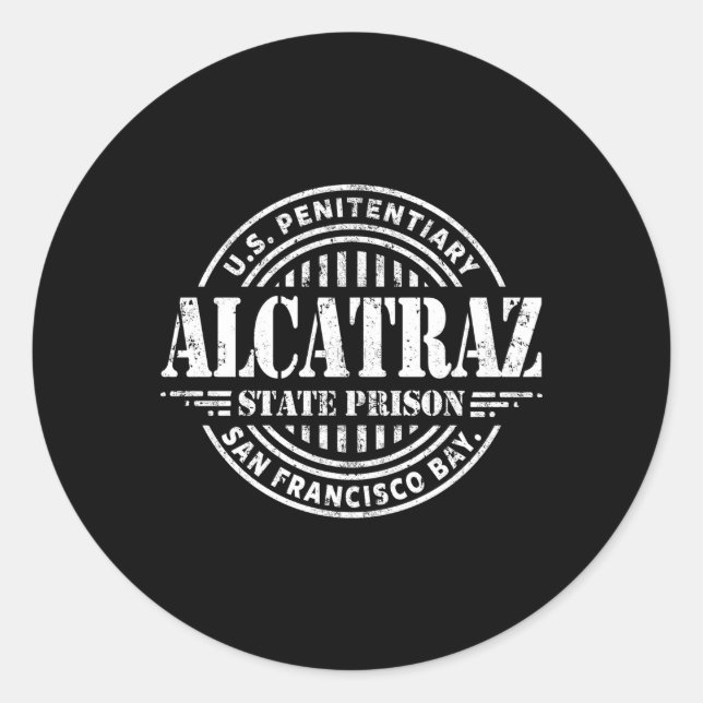 Alcatraz Prison Alcatraz Classic Round Sticker (Front)