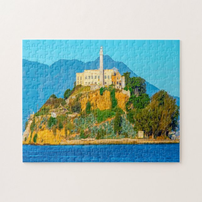 Alcatraz Prison California. Jigsaw Puzzle (Horizontal)