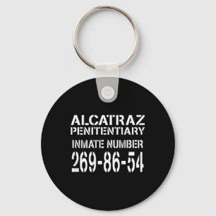 Alcatraz Prison Funny Prisoner Costume Halloween  Key Ring