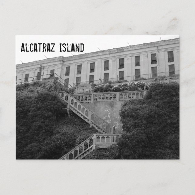 Alcatraz Prison Postcard (Front)