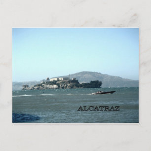 Alcatraz prison postcard