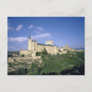 Alcazar, Segovia, Castile Leon, Spain 2 Postcard
