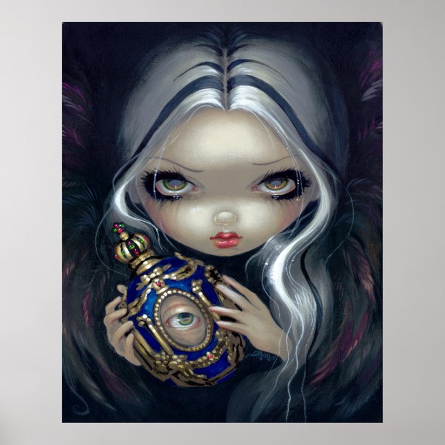 Alchemical Angel 4 ART PRINT gothic fairy lowbrow (Front)