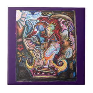 Alchemical_Pursuit Ceramic Tile