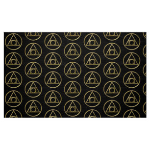 Alchemical symbol fabric