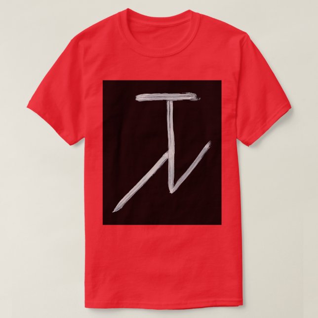 Alchemical Symbols Boron Inverted T-Shirt (Design Front)