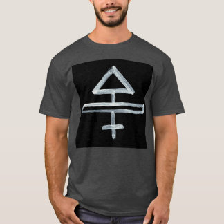 Alchemical Symbols Salt One Inverted T-Shirt