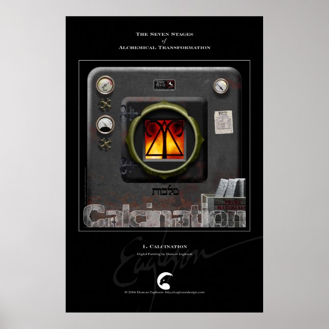 Alchemical Transformations 1: Calcination Poster (Front)