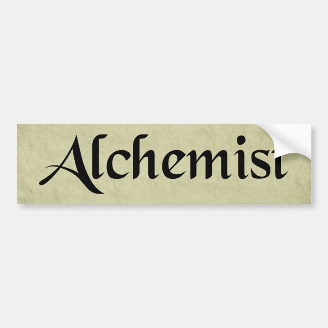 Alchemist Bumper Sticker (Front)