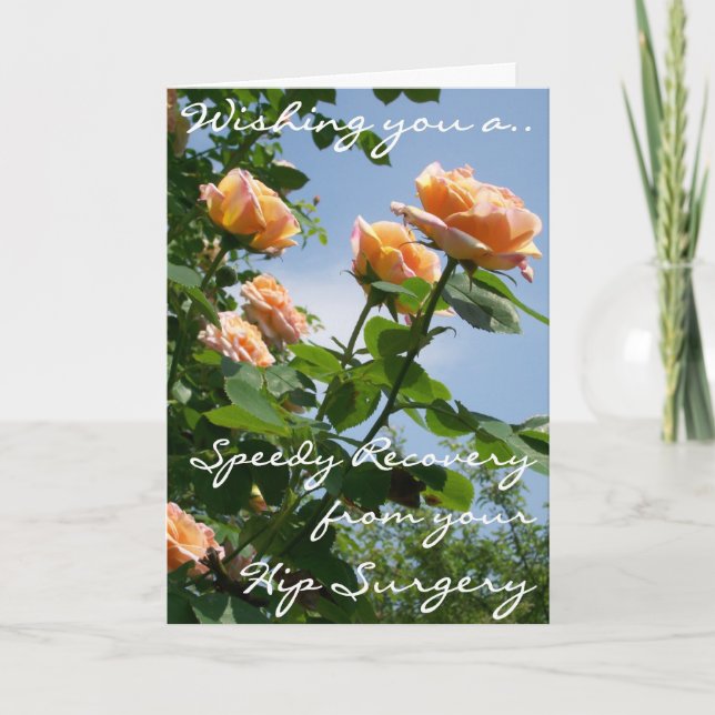 Alchemist Roses Get Well From Hip Surgery Card (Front)
