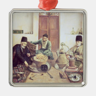 Alchemists, 1893 metal ornament