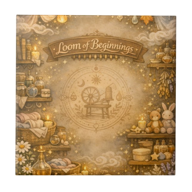 Alchemist's Nursery Ceramic Tile (Front)