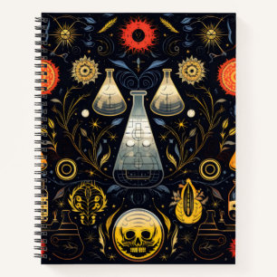 Alchemy Dark Magic Fantasy Notebook