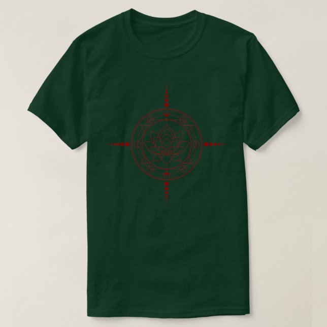 Alchemy Design 9 Red and white T-Shirt (Design Front)