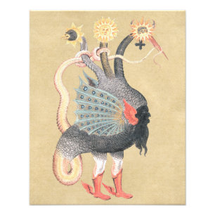 Alchemy Dragon Colour Photo Print