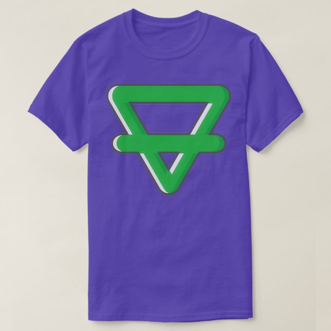 Alchemy Earth Symbol T-Shirt (Design Front)