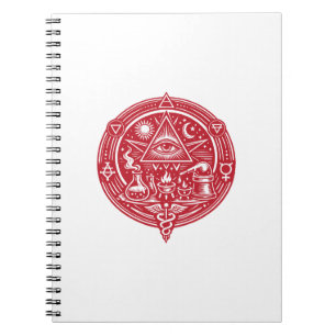 Alchemy emblem notebook