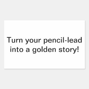 Alchemy Lead to Gold Hankamer Artjunkhaus Fun Joy! Rectangular Sticker