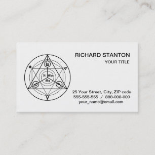 Alchemy manifesto business card