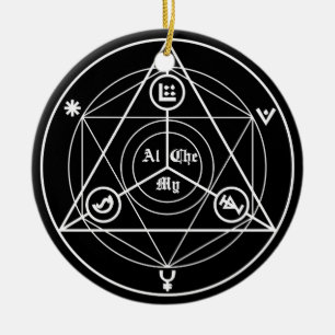 Alchemy manifesto ceramic tree decoration