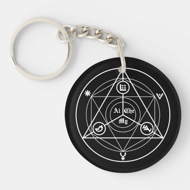 Alchemy manifesto key ring (Front)