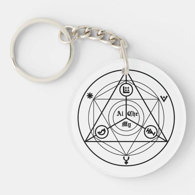 Alchemy manifesto key ring (Front)