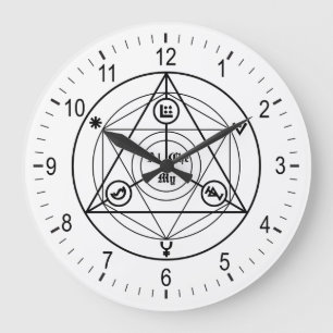 Alchemy manifesto large clock
