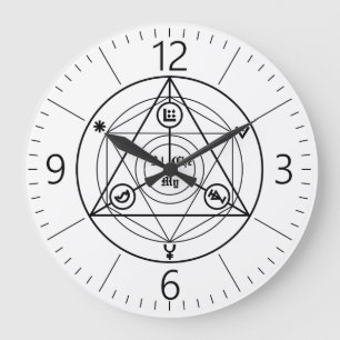 Alchemy manifesto large clock